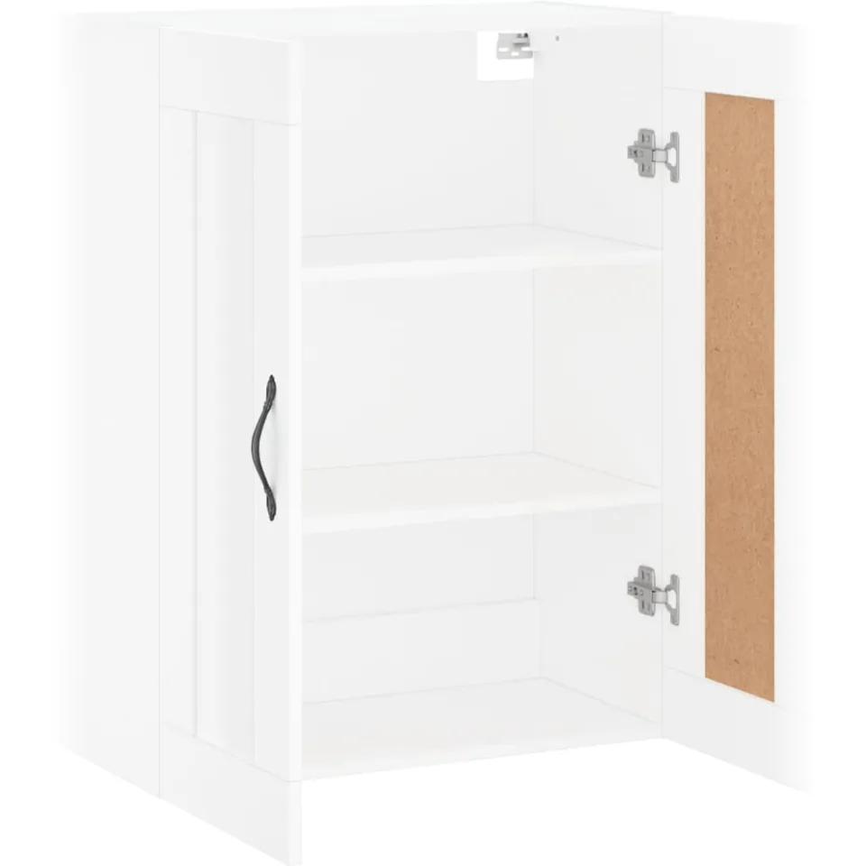 vidaXL Wandkast 69,5x34x90 cm bewerkt hout wit, foto 4