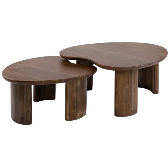 AnLi Style Salontafel Mova set/2 Bruin