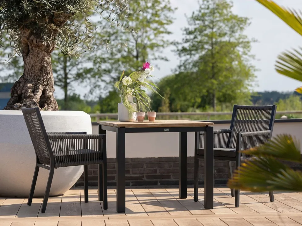 Manifesto Furniture Manifesto Rivola/Lagundo 90cm dining tuinset 3-delig, foto 4