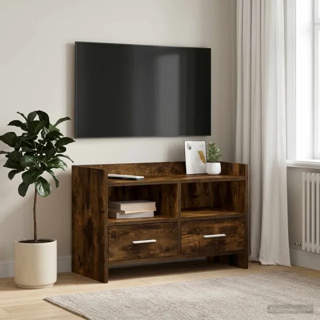 vidaXL TV-kast 71,5 x 33 x 47 cm Gerookt eiken Bewerkt hout Bruin