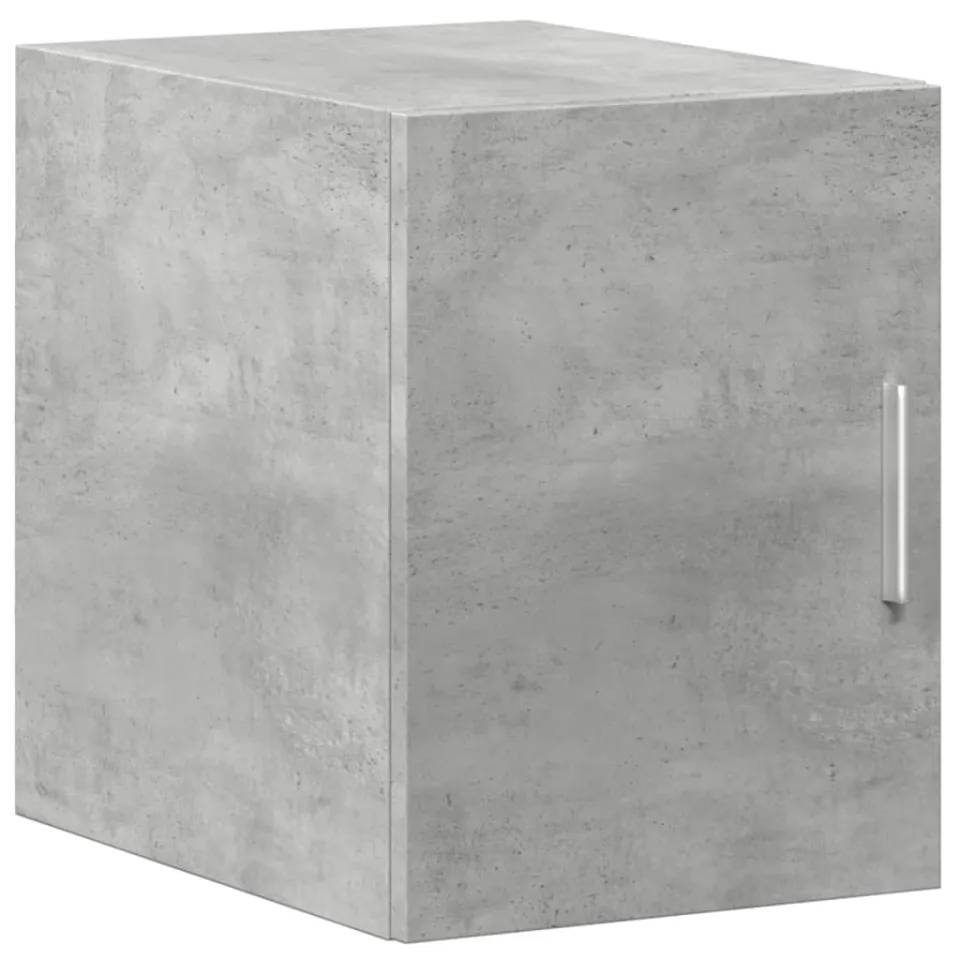 vidaXL Wandkast 30x42,5x40 cm bewerkt hout betongrijs grijs, foto 3