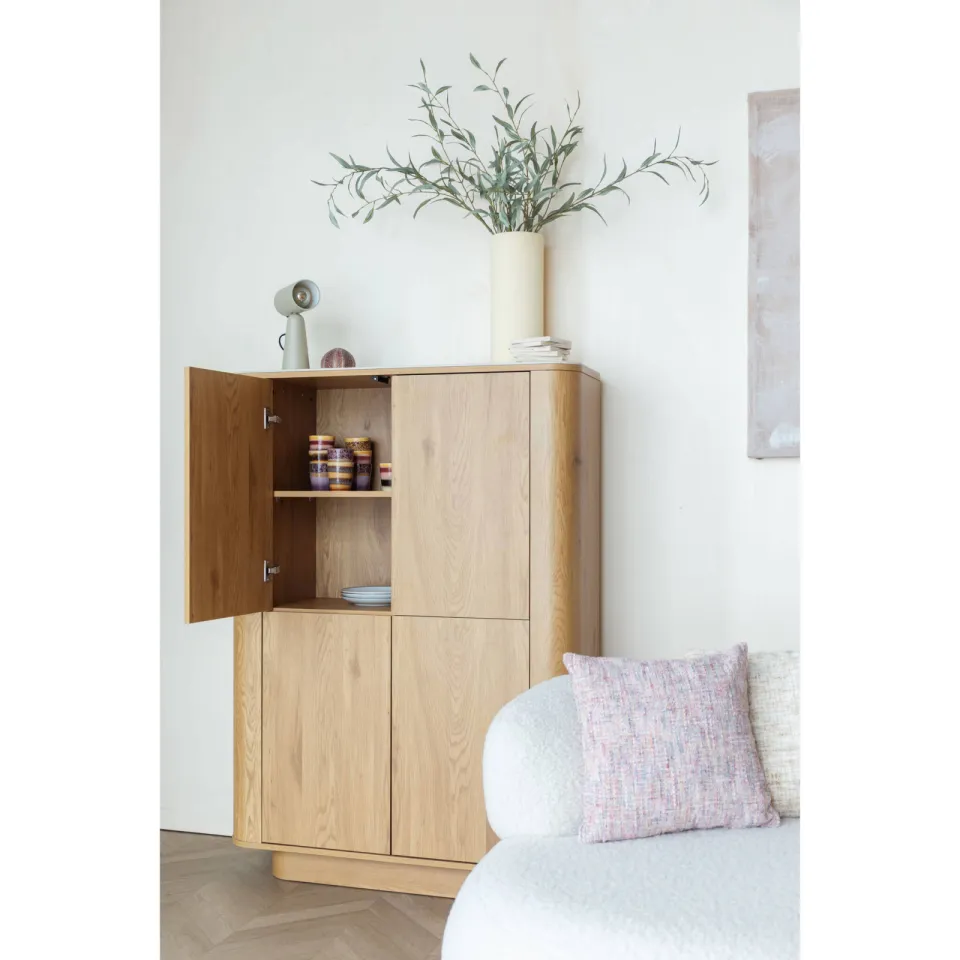 Housecraft Living Almira Kast Hout/ Marmerlook Naturel, foto 4