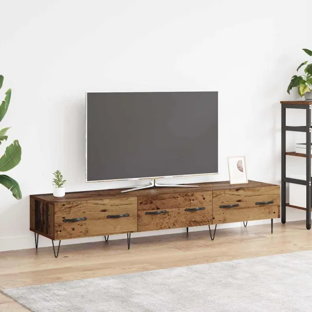 vidaXL TV-kast 150 x 36 x 30 cm Oud hout Bewerkt hout bruin, foto 2