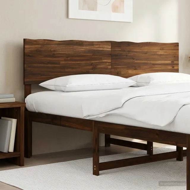 vidaXL Live Edge Hoofdbord ROSTOCK Donkerbruin 180 cm