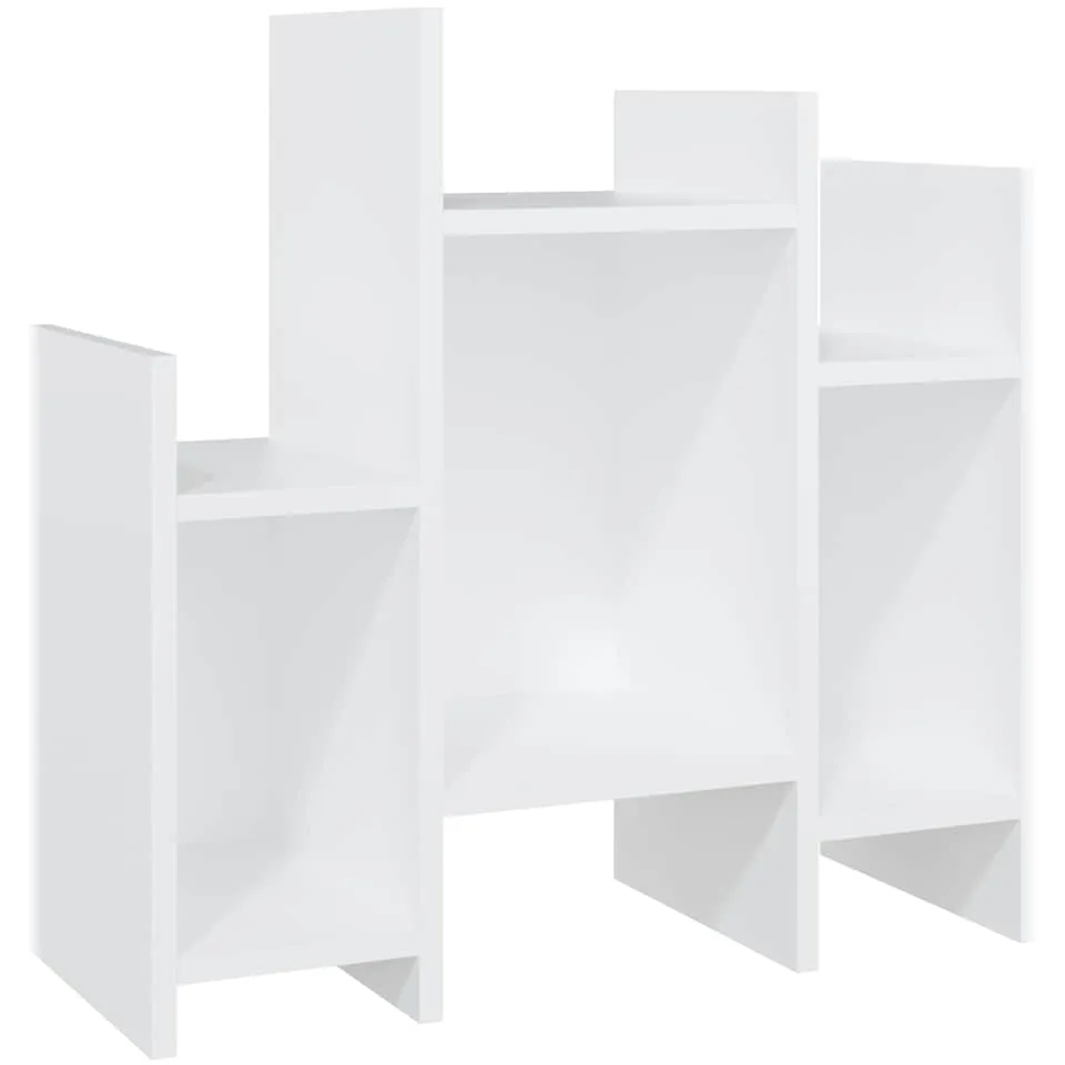 vidaXL Bijzetkast 60x26x60 cm bewerkt hout wit