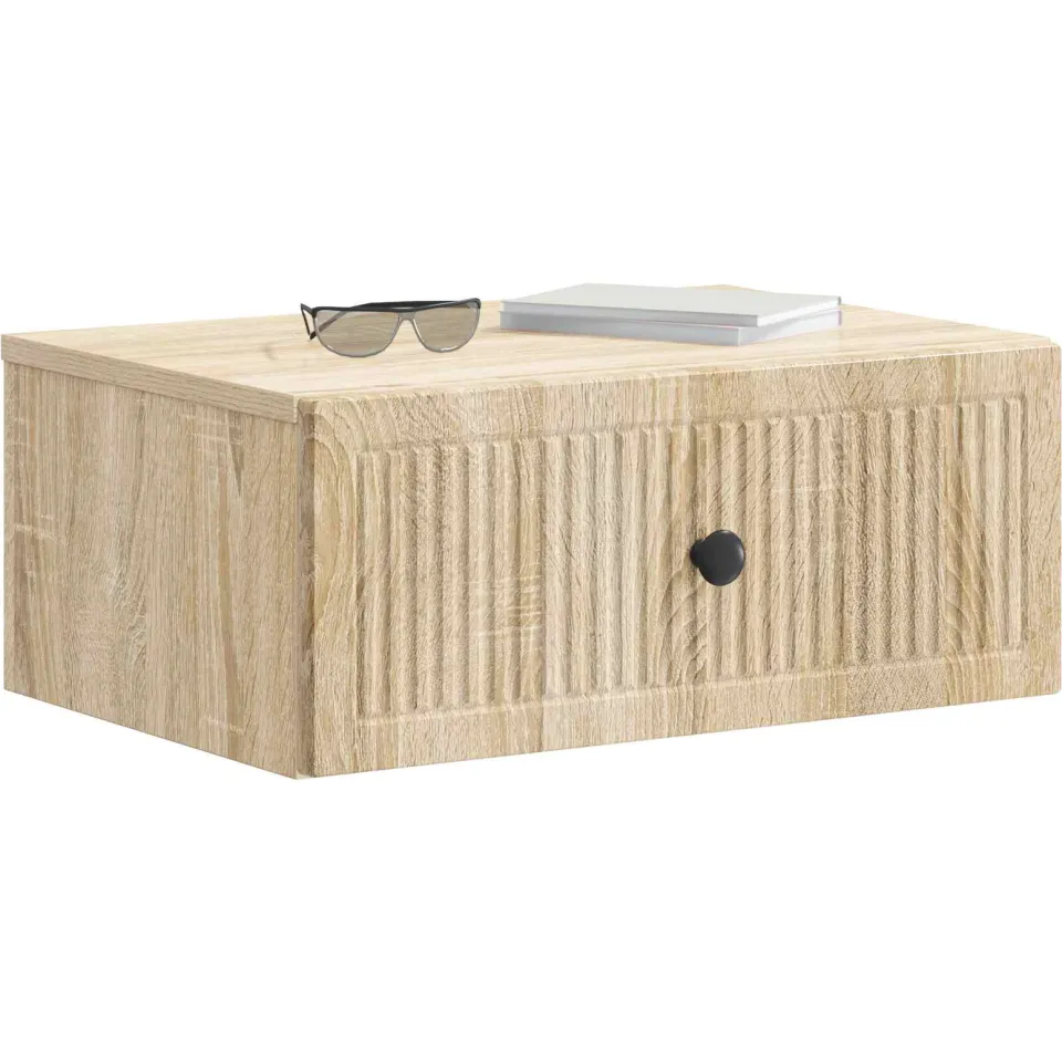 vidaXL Nachtkastje Sonoma Eiken 49 x 34,5 x 20 cm Bewerkt hout Bruin