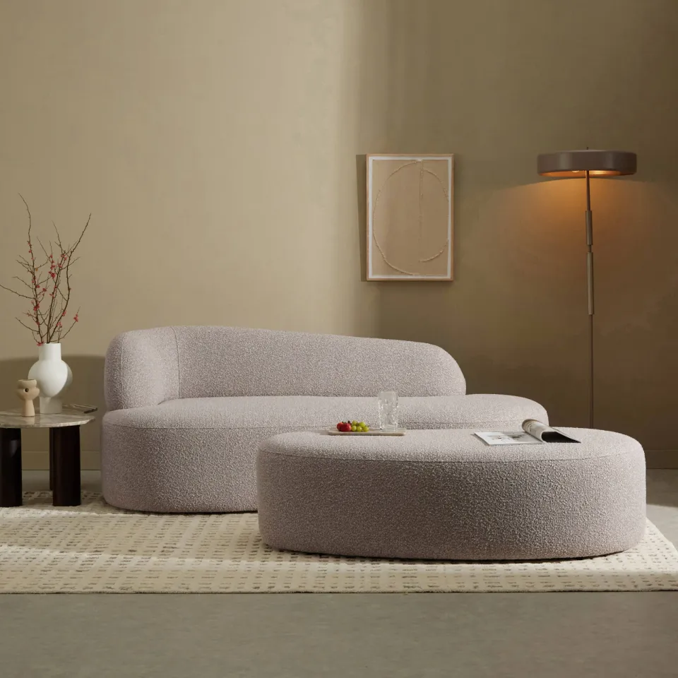 NOUS Living 2-zitsbank Antibes taupe, foto 4