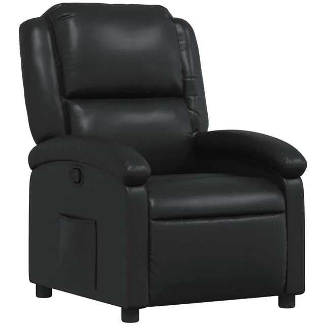 vidaXL Relaxfauteuil - Zwart - Kunstleer