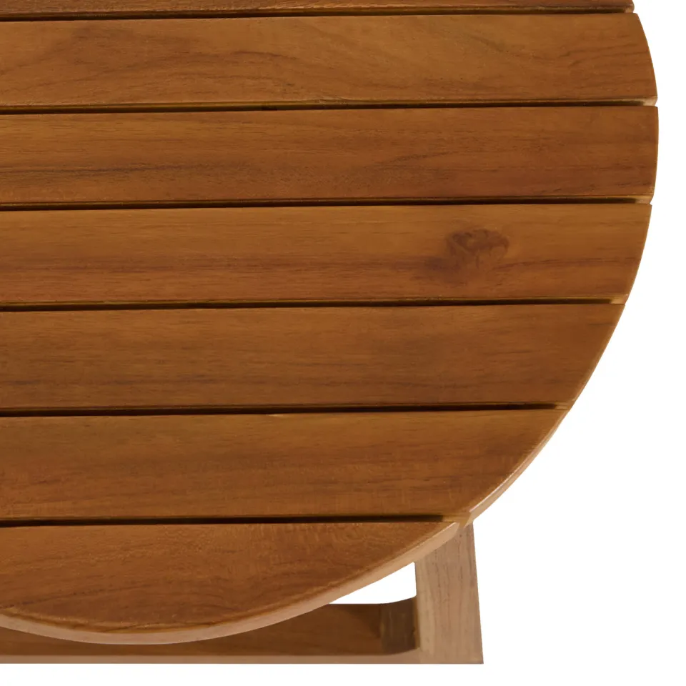 NOUS Garden teak bijzettafel Volta (Ø40 cm) naturel, foto 5