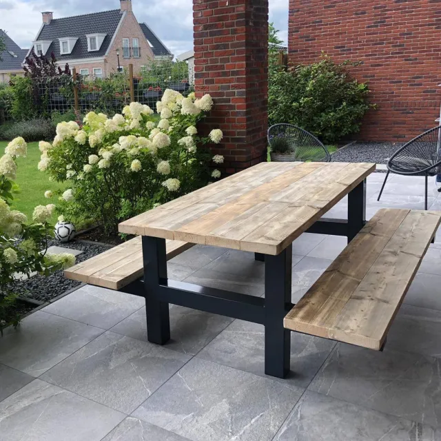 Steigerhouten picknicktafel Arthur