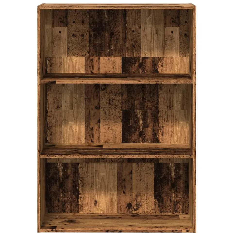 vidaXL Boekenkast 80x30x114 cm bewerkt hout oud houtkleurig bruin, foto 4