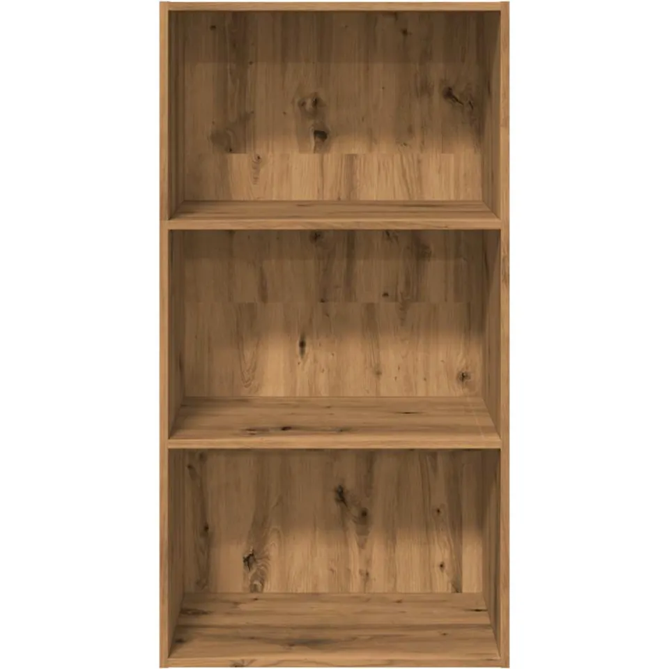 vidaXL Boekenkast 60x30x114 cm bewerkt hout artisanaal eikenkleurig, foto 4