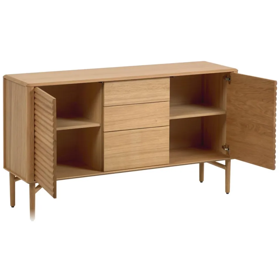 Kave Home Lenon dressoir eikenhout naturel, foto 3