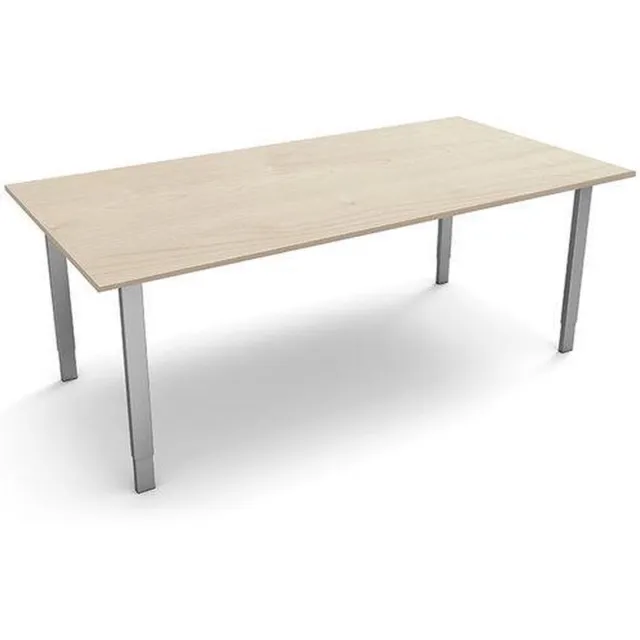 Kerkmann Vergadertafel Alpha blank 200x100cm verstelbaar