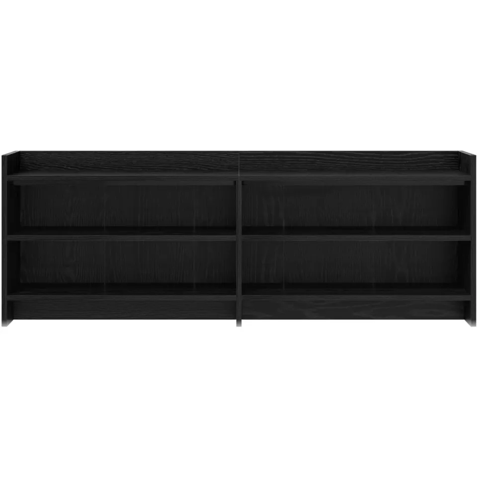 vidaXL TV-kast 130 x 33 x 47 cm Zwart eiken, foto 4