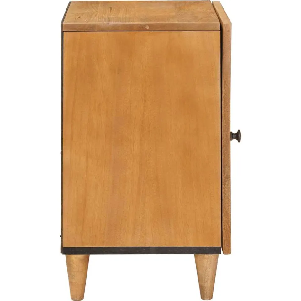 vidaXL Badkamerkast 38 x 33 x 58 cm Massief Mango Hout bruin, foto 4