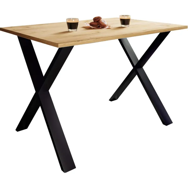Vcm kleine tafel en stoelen, tafelstoel, eettafel en stoelen, kleine eettafel en stoelen, tafels en stoelen, compacte tafel en stoelen, kleine keukentafel en stoelen, tafel- en stoelset, keukentafels en stoelen, eettafels en stoelen Schwarz / Honig-Eiche