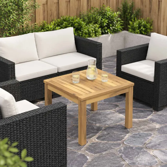 vidaXL Salontafel LAREN Witgewassen 49 x 48,5 x 36 cm, foto 2