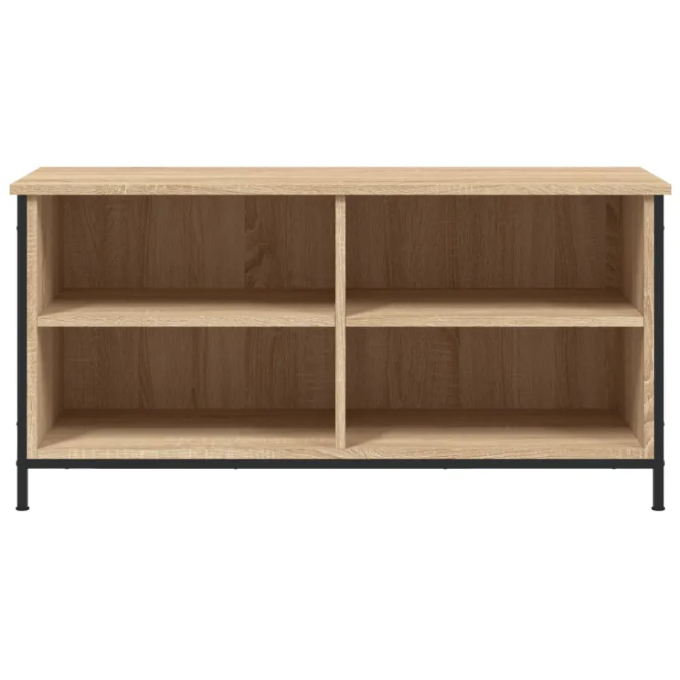 vidaXL Tv-meubel 100x40x50 cm bewerkt hout sonoma eikenkleurig Bruin
