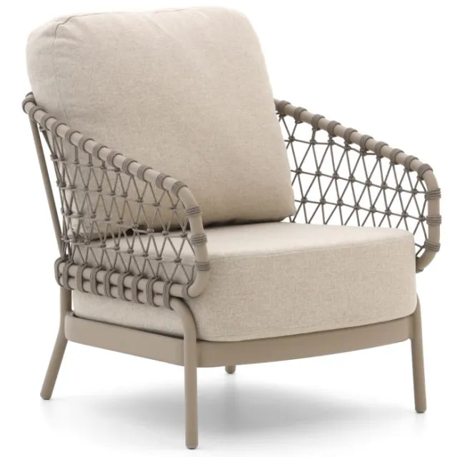 Tierra Outdoor Juno lounge tuinstoel Taupe