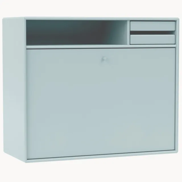 Montana Furniture Handgemaakt wandbureau Studio Lichtblauw
