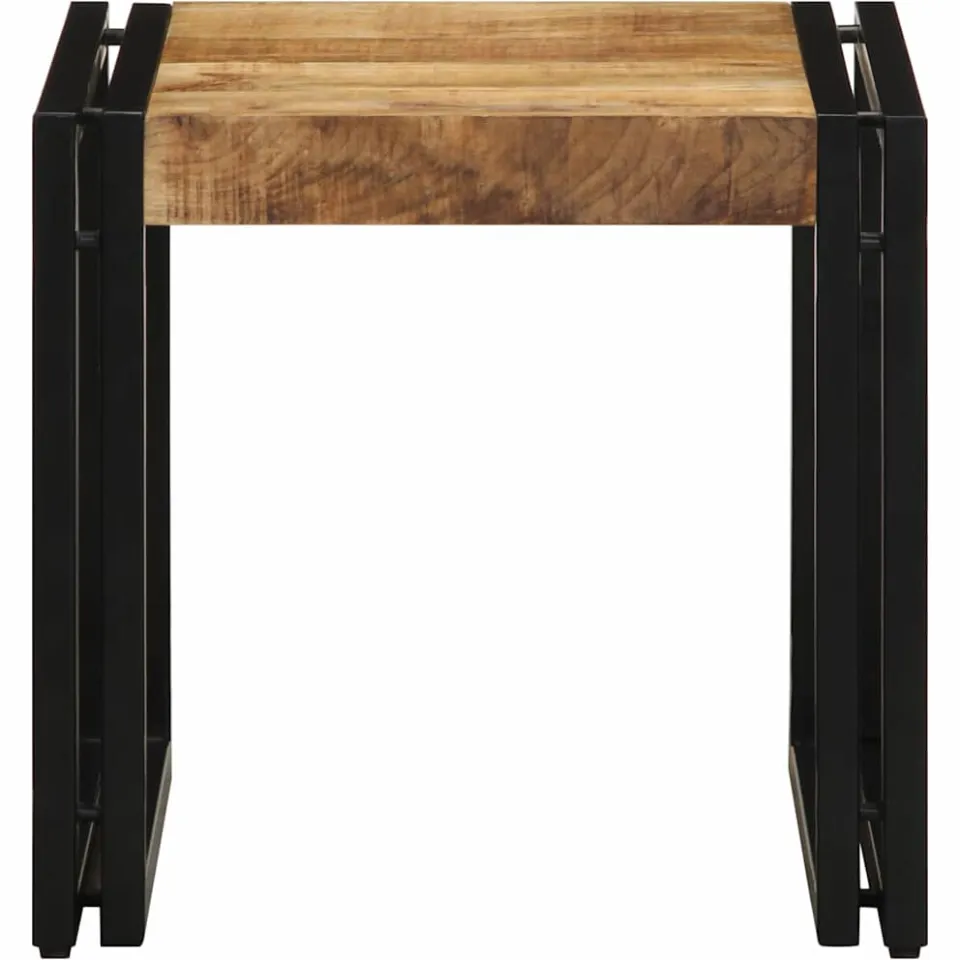 vidaXL Salontafel Bruin 40 x 40 x 38 cm Massief Mango Hout, foto 2