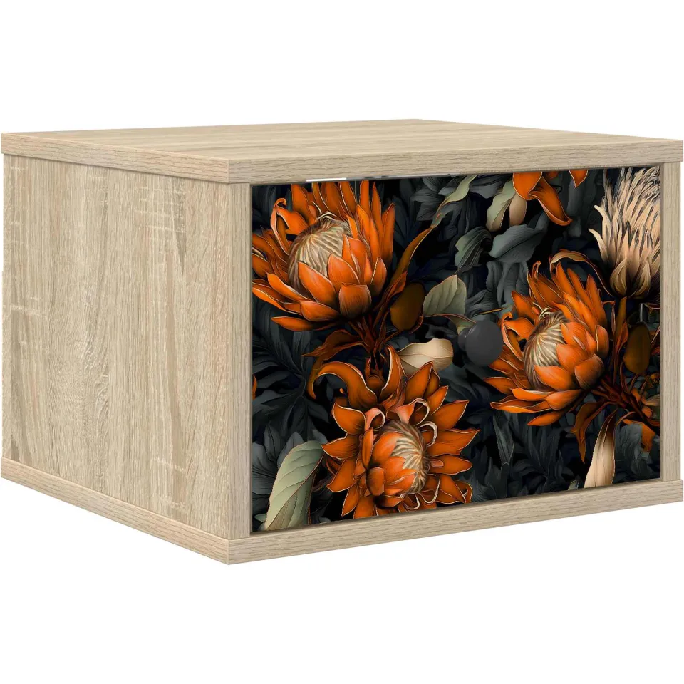 vidaXL Wandkastje LOCHEM Sonoma Eiken 36 x 33 x 25 cm Bewerkt hout, foto 3