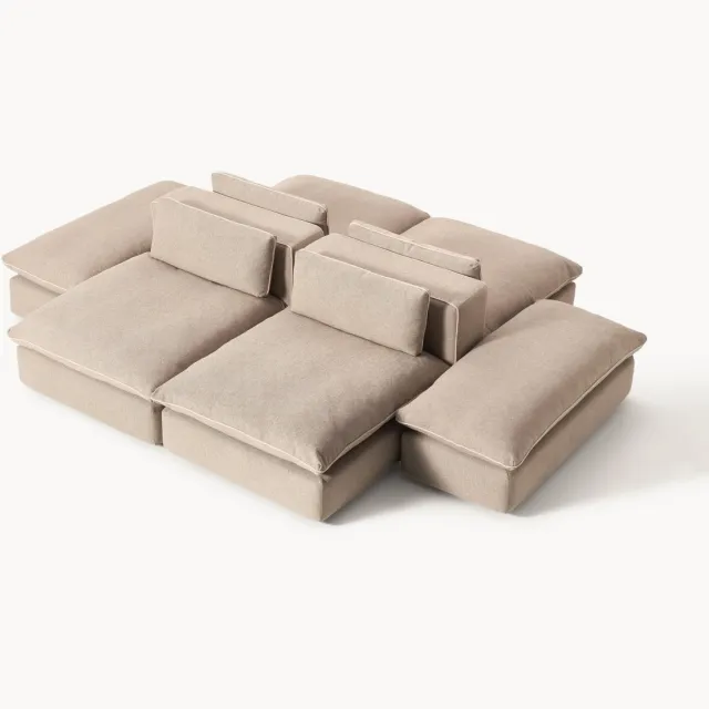 Westwing Collection XL modulaire bank Felix Beige