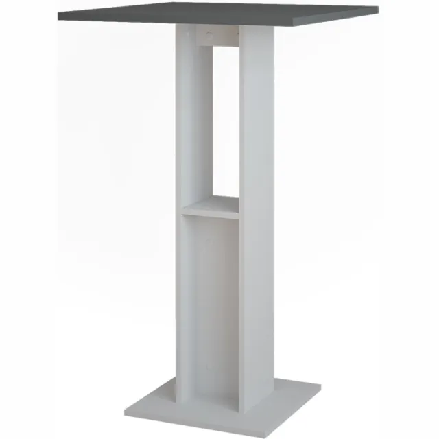 Vicco Repose Bartafel – 65 x 65 cm Wit/antraciet