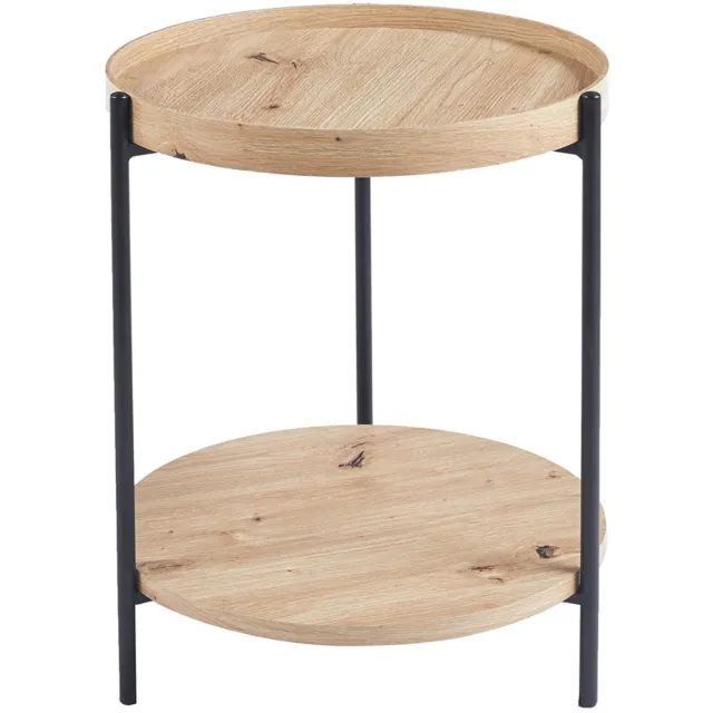 Rousseau Salontafel 'Dalina' 45 cm Decor Oude Eik Bruin