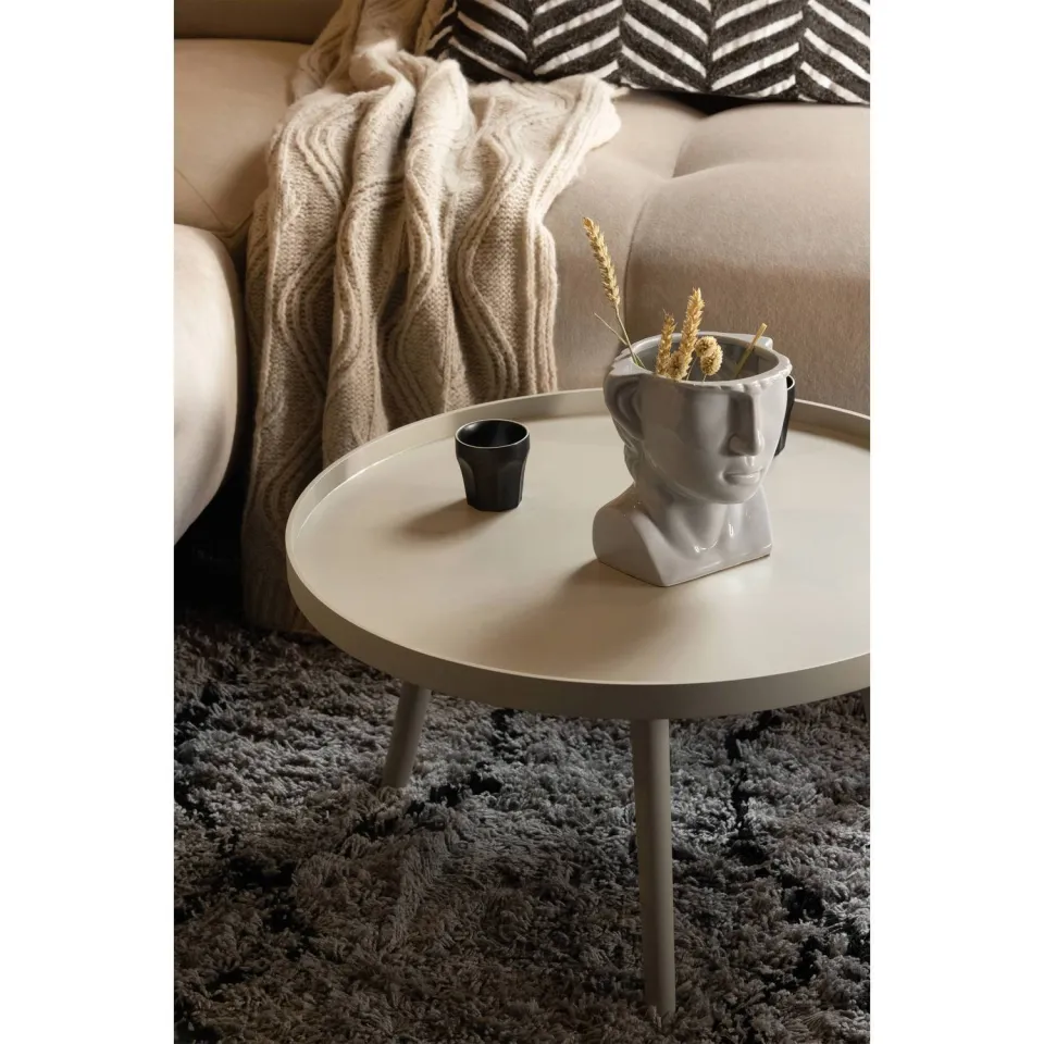 WOOOD Mesa Bijzettafel L - Hout - Antique Beige - 34x60x60, foto 2