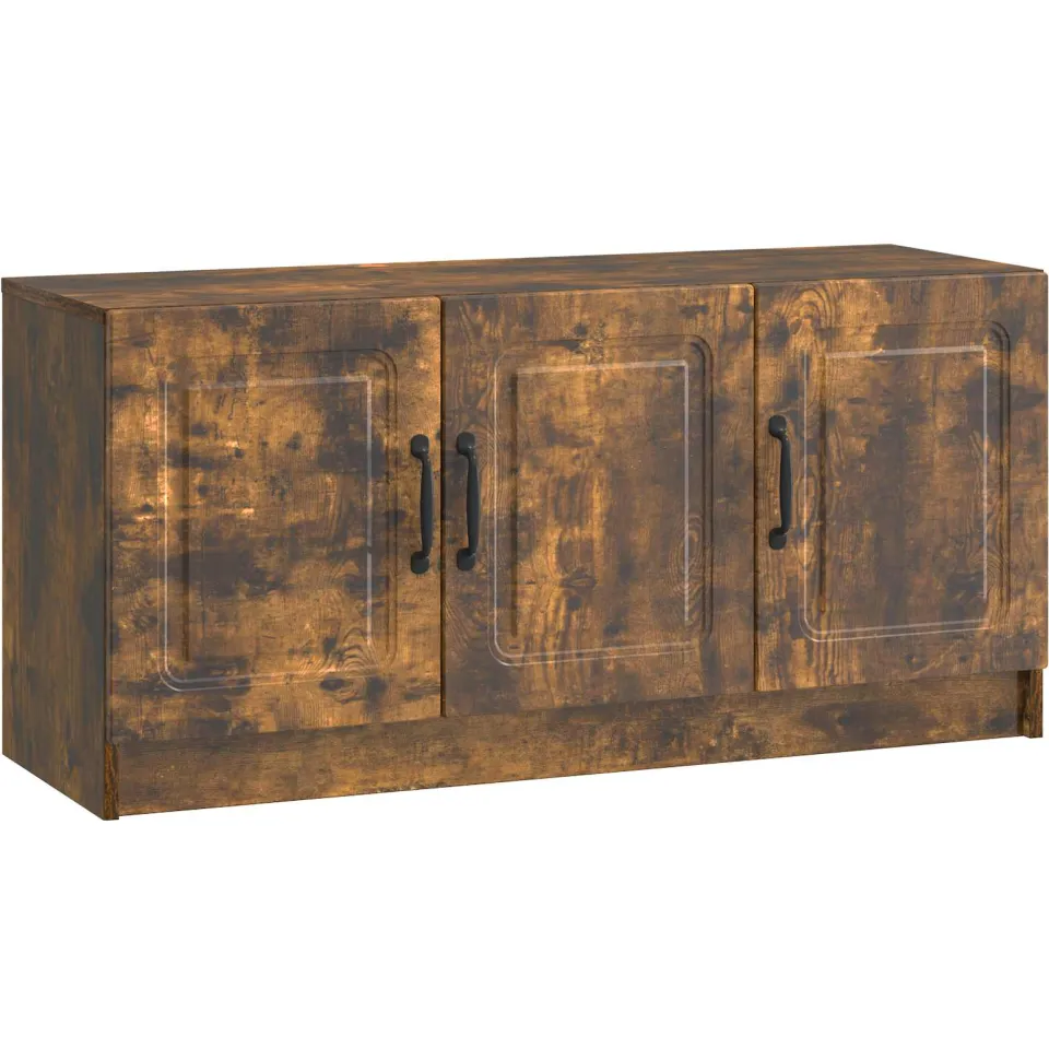 vidaXL TV-kast Gerookt eiken 99 x 34,5 x 47 cm Bewerkt hout, foto 3