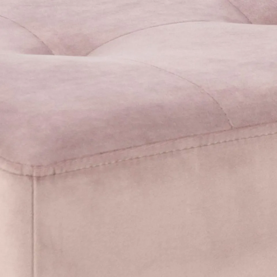 Lisomme Danique velvet bankje roze - 95 x 38 cm, foto 5
