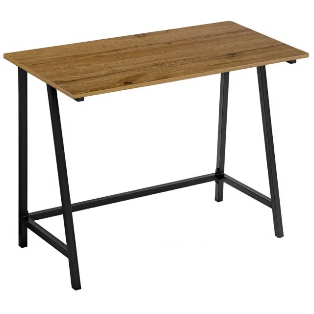BEGRYF Bureau - 100 x 50 x 75 cm - elzenkleur/zwart - MDF/metaal