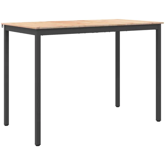 vidaXL Bartafel - 150 - x - 80 - x - 105 - cm - Massief - grenenhout - Naturel