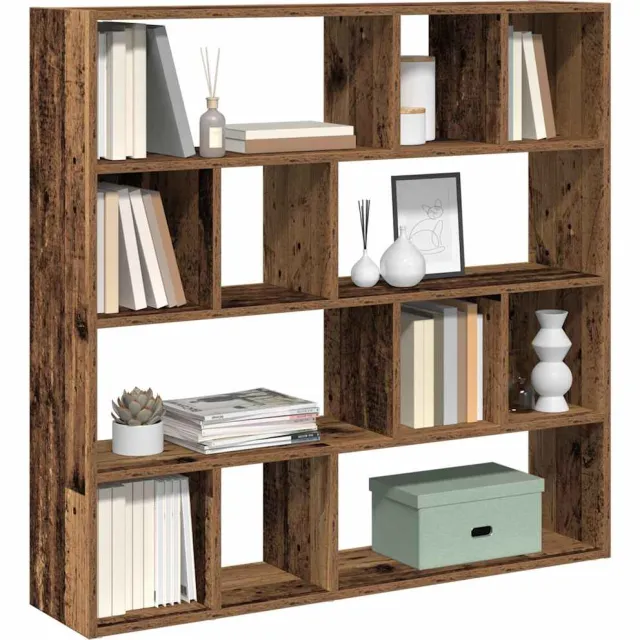 vidaXL Boekenkast/kamerscherm 105x24x102 cm oud houtkleurig Bruin