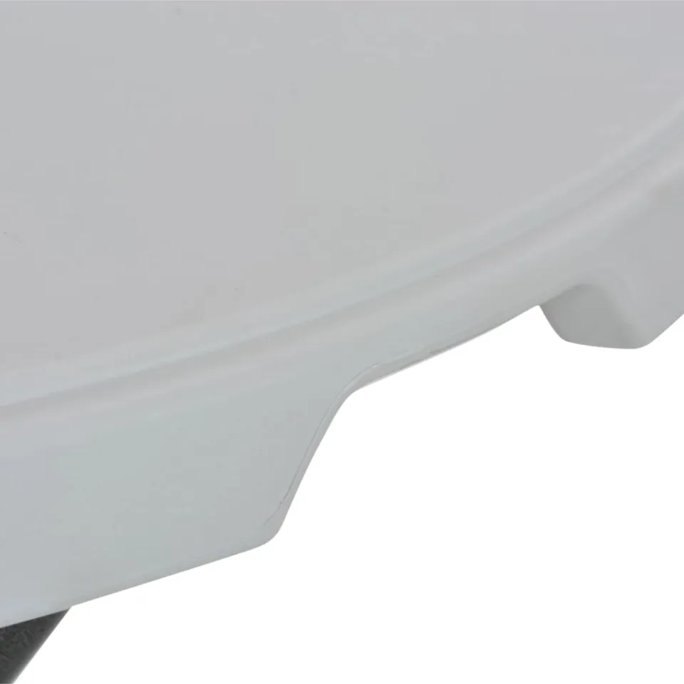 vidaXL Bartafel inklapbaar 80x110 cm HDPE wit, foto 4
