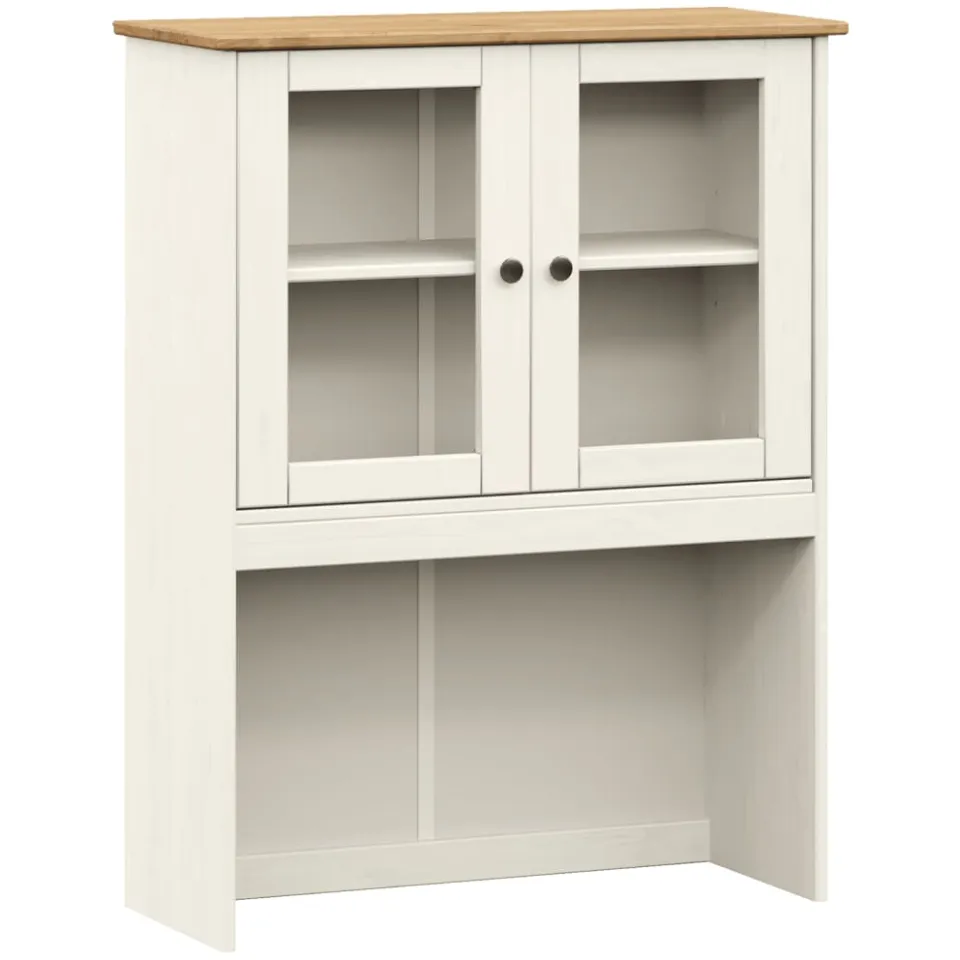 vidaXL Opzetkast VIGO 78x30x100 cm massief grenenhout wit, foto 3