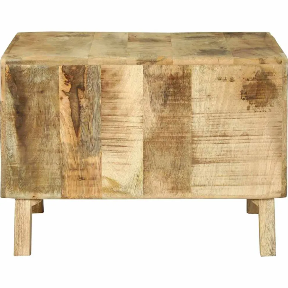 vidaXL Salontafel Bruin 50 x 50 x 35 cm Massief Mango Hout, foto 3