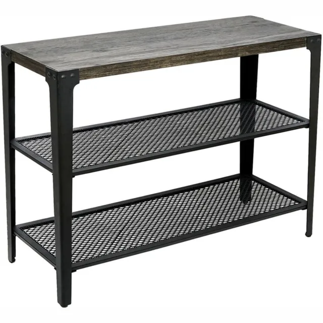 Furnilux Bijzettafel Terra - Grijs - 102x35x75 cm