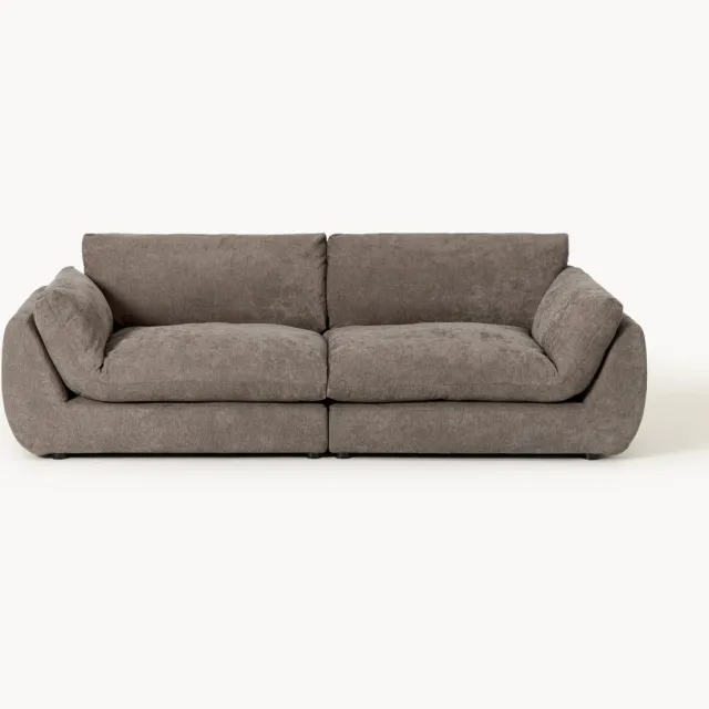Westwing Collection Bank Feather (3-zits) taupe
