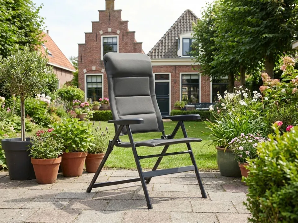Forza Furniture Forza Tione standenstoel met voetenbank grijs, foto 4