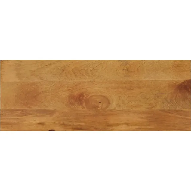 vidaXL Tafelblad rechthoekig 90x30x3,8 cm massief mangohout Bruin