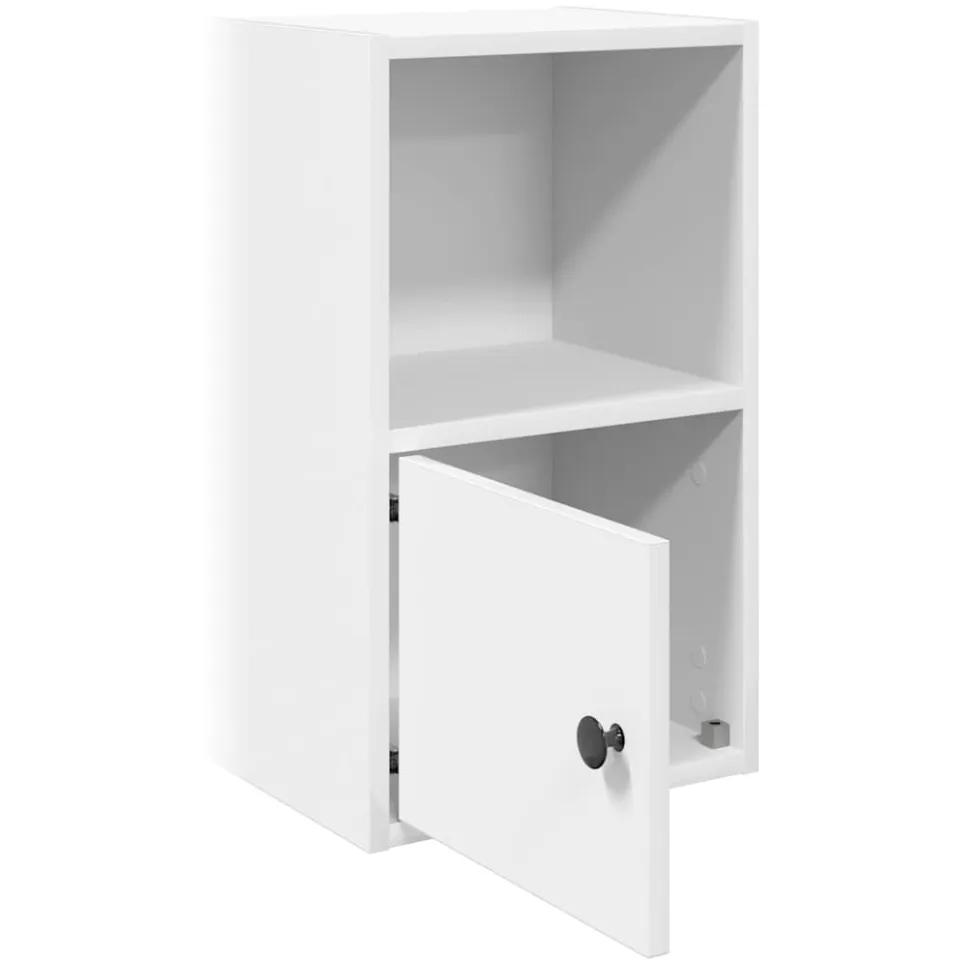 vidaXL Boekenkast 31x24x52 cm bewerkt hout wit, foto 4