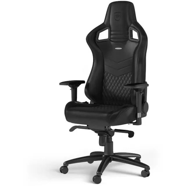Noblechairs Epic echt leer gamestoel zwart