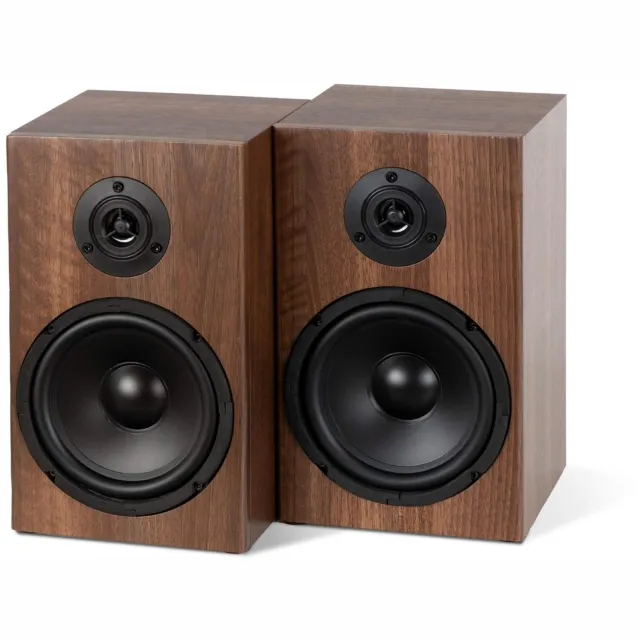 Duraxl Boekenplankluidsprekers - 6,5 inch - 40 W RMS - Bruin