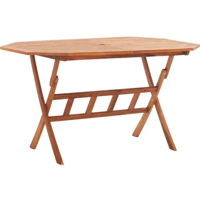 vidaXL Tuintafel inklapbaar 135x85x75 cm massief acaciahout Bruin