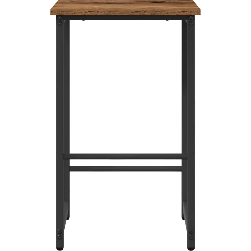 vidaXL Barkruk Oud hout 40 x 32 x 64 cm Bewerkt hout Bruin