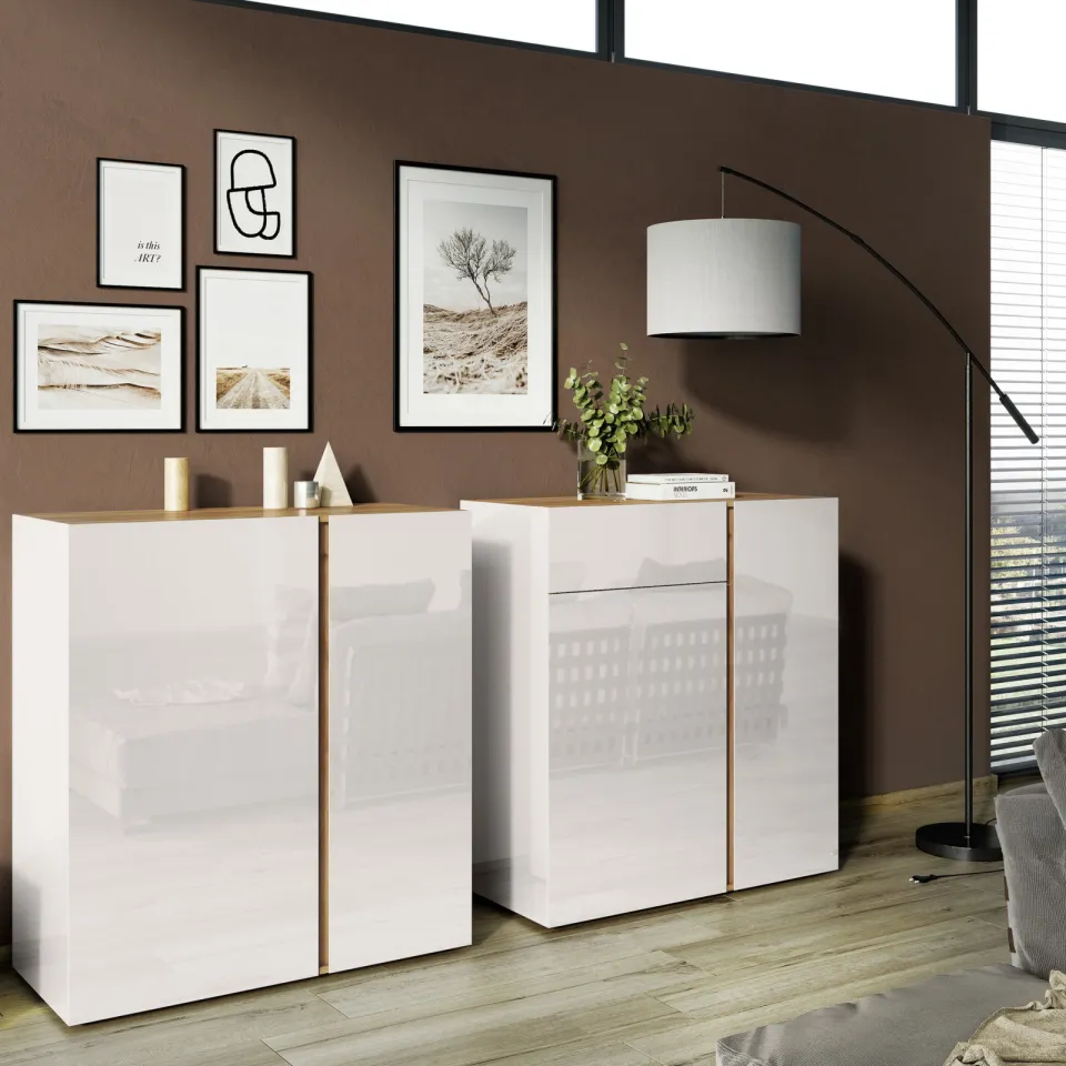 Opbergkast Taranto Beige-1, foto 4