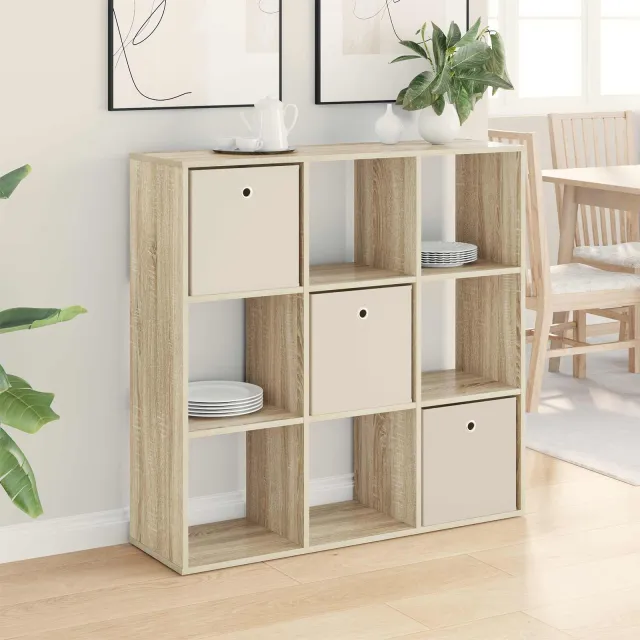 vidaXL Dressoir Sonoma Eiken 102 x 31 x 99,5 cm